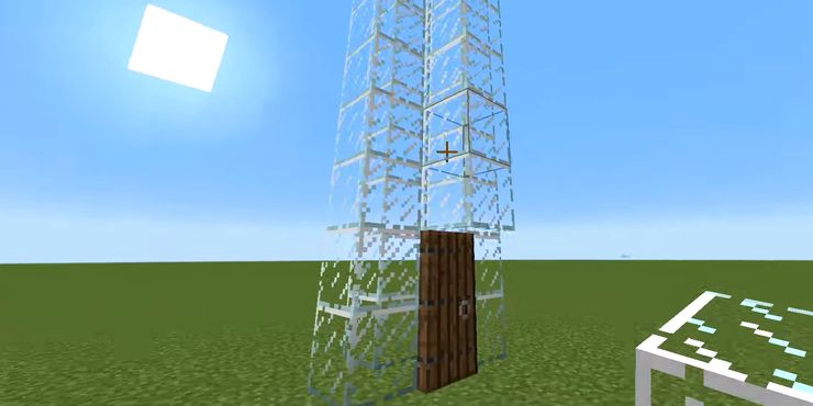 كيفية بناء مصعد ماين كرافت للمياه؟