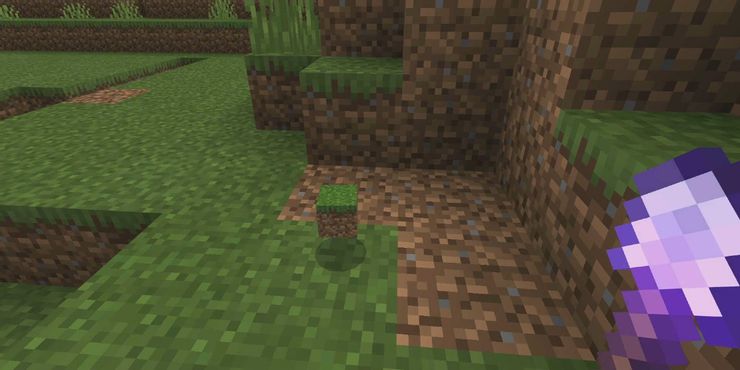 Bloques de hierba de Minecraft
