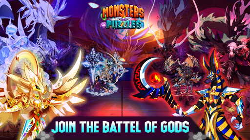 Monsters en legkaarte: God War, New Match 3 RPG
