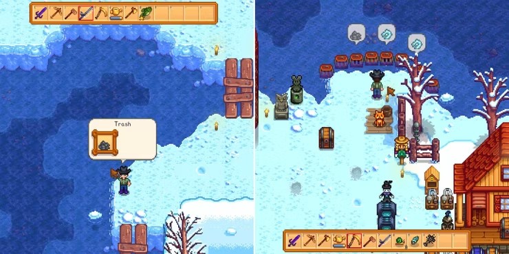Stardew Valley: How to Use the Recycling Machine