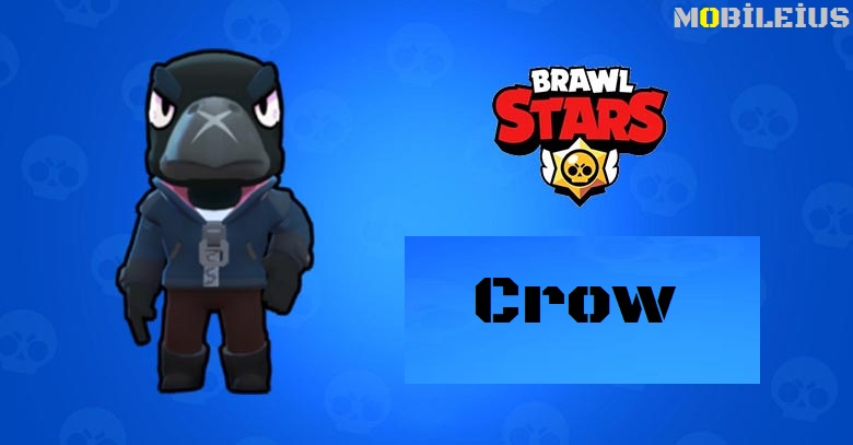 Características y vestuario de Crow Brawl Stars