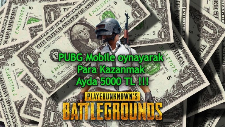 Печелете пари, като играете PUBG Mobile 5000 TL на месец !!!