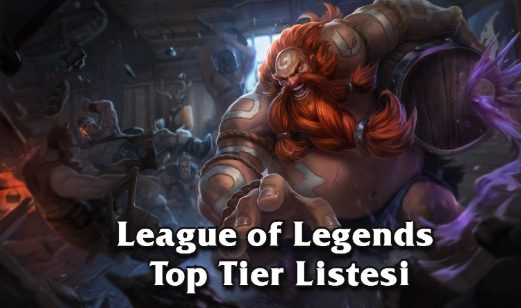 قائمة المستوى الأعلى من League of Legends - أبطال Top Lane