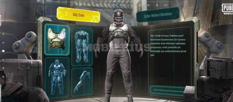 PUBG power armor mod yeniləməsi