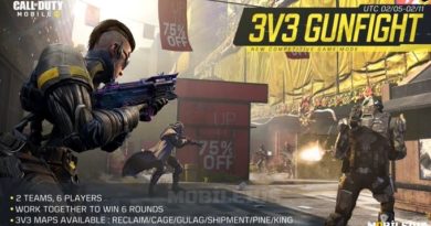 إضافة وضع Call of Duty Mobile 3v3 Gunfight