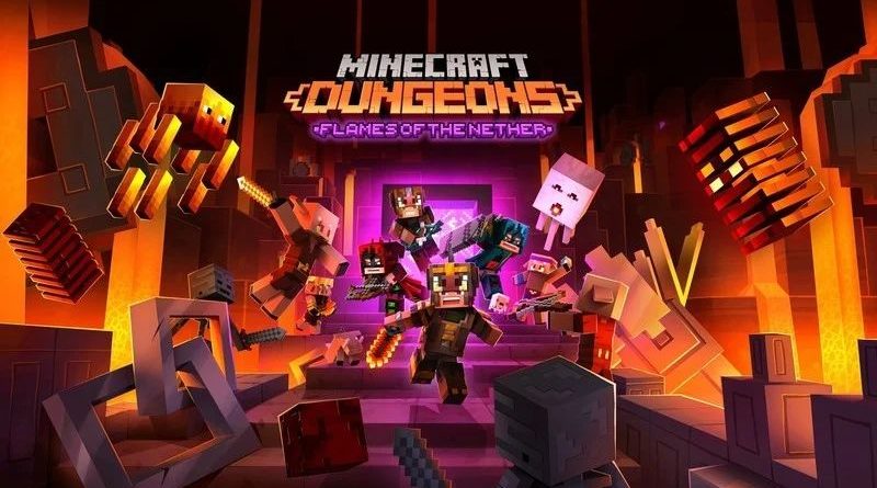 Aktualizace Minecraft Dungeons Flames of the Nether je venku!!!