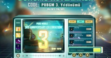 PUBG 모바일 3주년 기념 코드