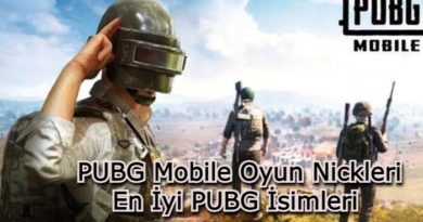 PUBG Mobile Game Nicks - Beste PUBG Name