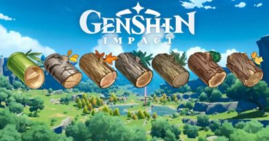 Nárazové dřevo Genshin