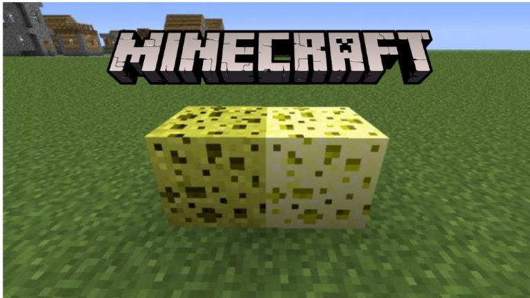 Minecraft Hoe maak je een spons