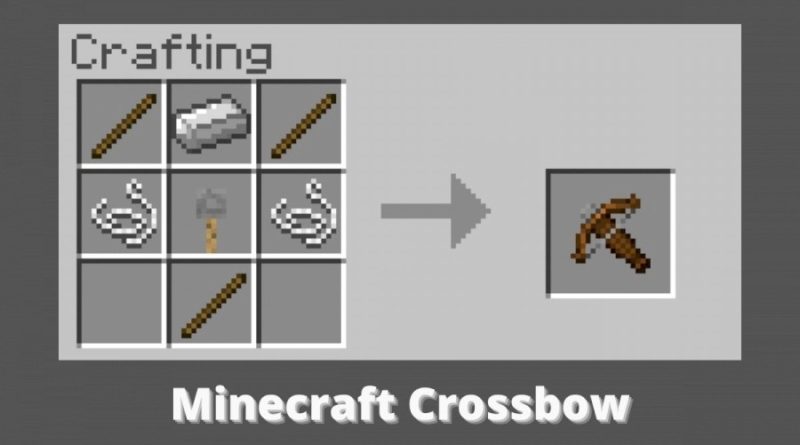 How To Build A Minecraft Crossbow