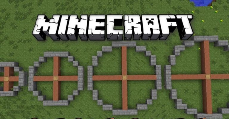 Minecraft Hoe om 'n sirkel te maak