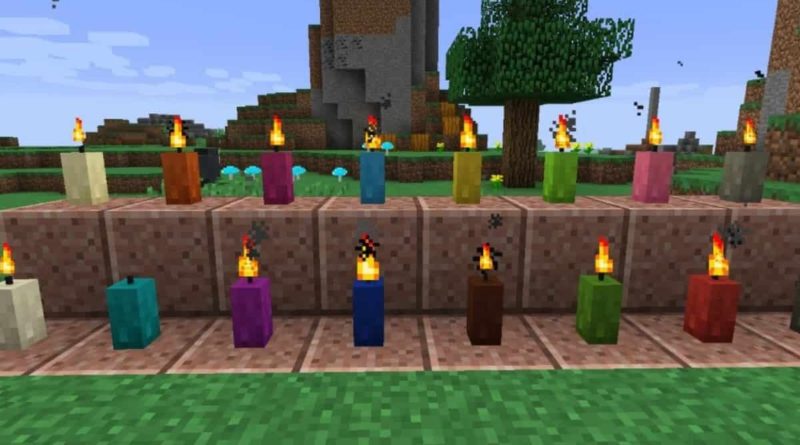 Minecraft wie man Kerzen macht