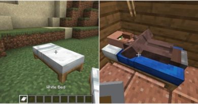 마인크래프트: 침대 만드는 법