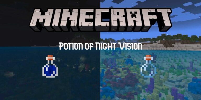Minecraft: Еликсир на нощното виждане
