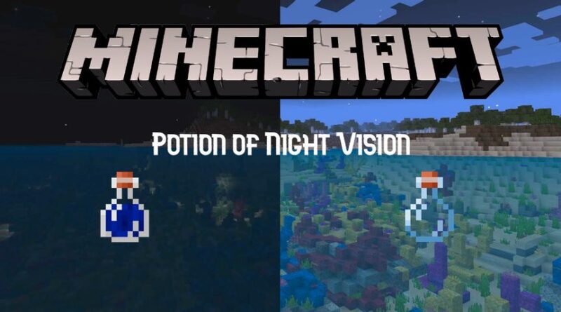 Minecraft: Elixier der Nachtsicht