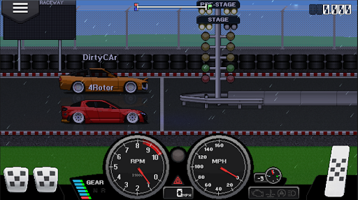 Piksel Araba Yarışçısı