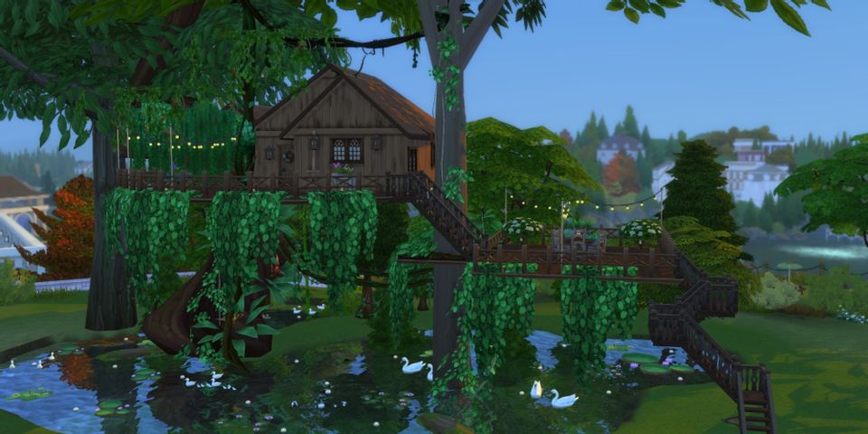 Sou entènèt jwèt Sims 4: Tree House