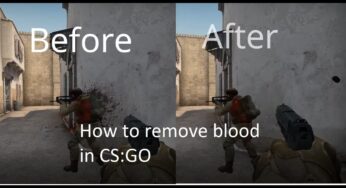 CS: Código de eliminación de sangre GO | Eliminación de piel de sangre de CS: GO