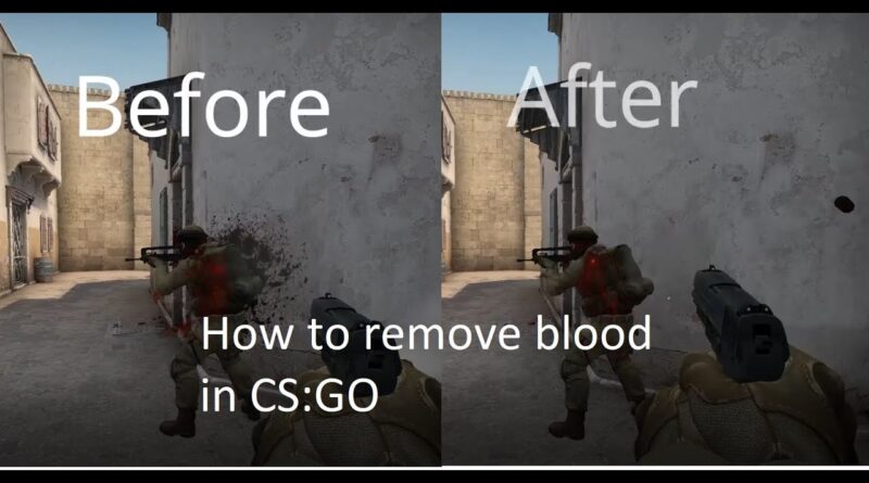CS: GO Blood Delete-Code | CS: GO Entfernung der Bluthaut