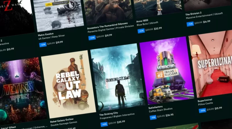 Hry aktuálně zdarma na Epic Games Store