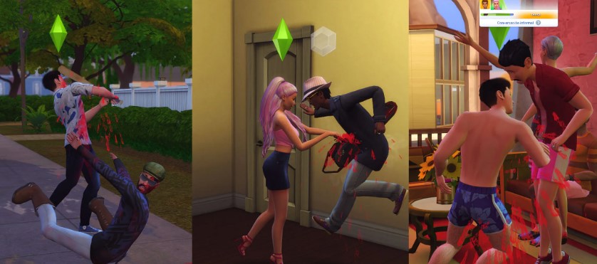 The Sims 4 극심한 폭력