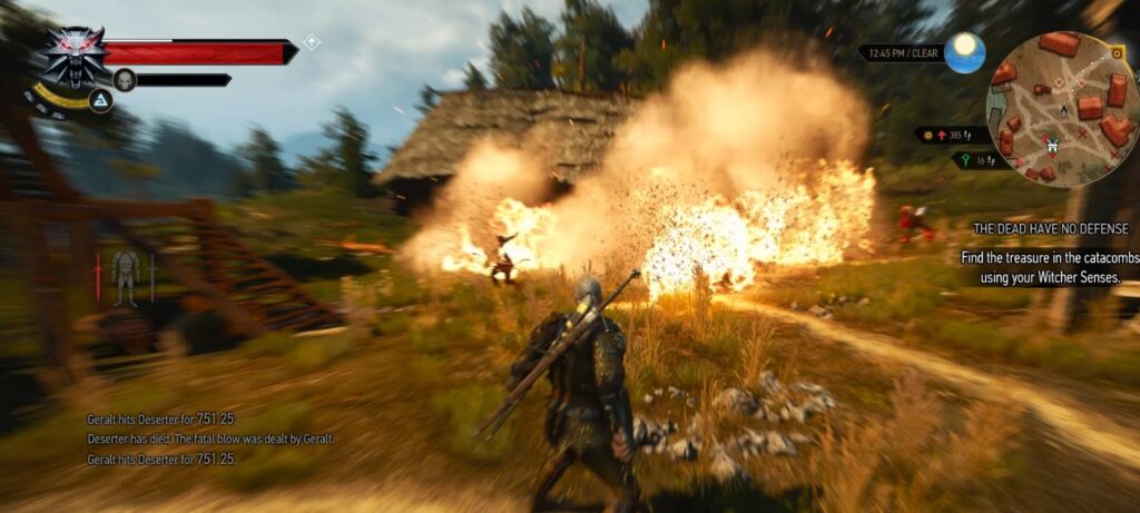 witcher 3 bombs